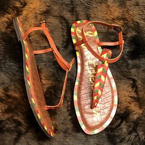 Sam Edelman Shoes - Sam Edelman Gigi Tribal Print Leather Sandal Sam Edelman Shoes - Sam Edelman Gigi Tribal Print Leather Sandal